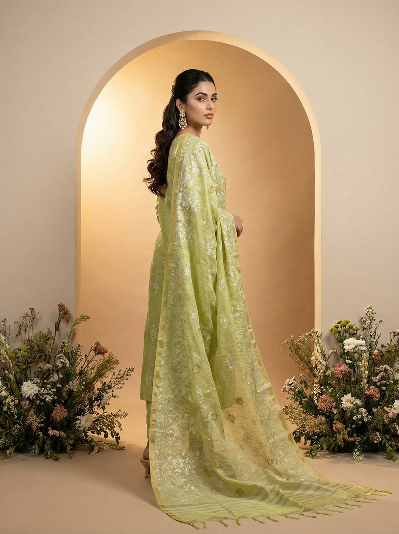 Suit Set AI Photoshoot Prompt Pack – Turn Plain Suit Images Into Professional Model Photos — example 1